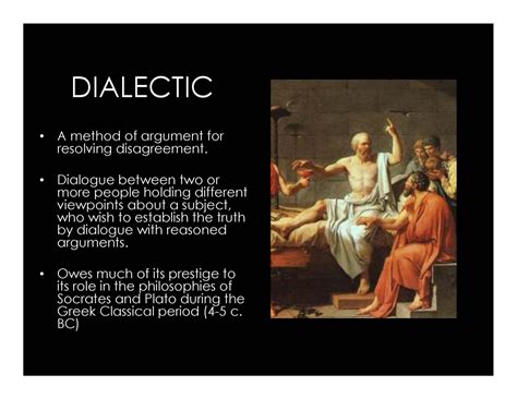 Rhetoric E-Portfolio: Plato's Dialectic