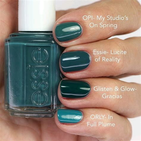 Pin by Magdalena O on paznokcie | Aqua nails, Essie gel nail polish ...