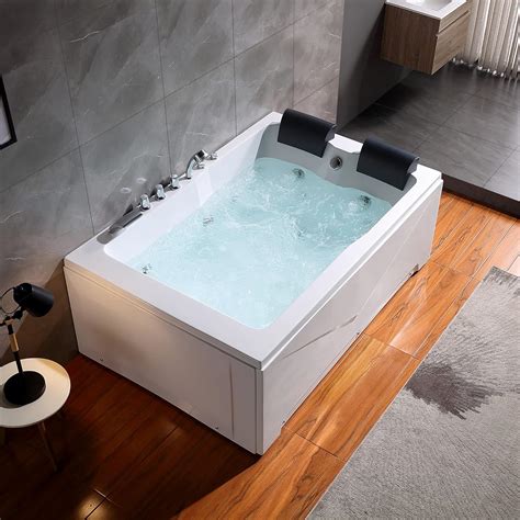 Amazon.com: Empava Whirlpool Bathtub 71 Inch,2 Person Whirlpool Tubs ...