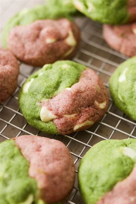 Easy Strawberry Matcha Cookies | What Great Grandma Ate | Recipe in ...