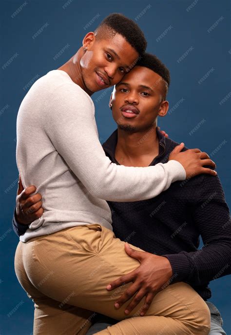 Free Photo | Medium shot gay black men posing