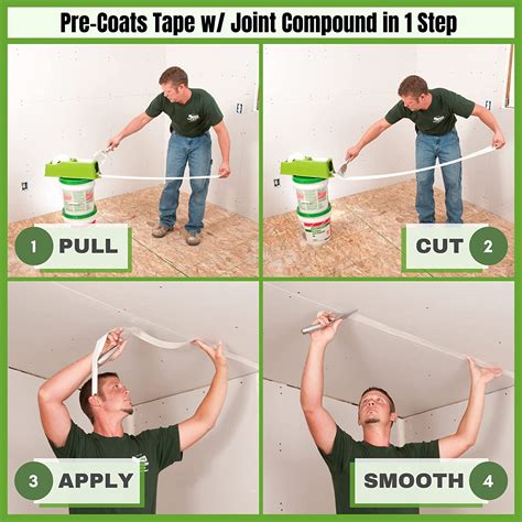 Buy TapeBuddy Drywall Tape Dispenser by Buddy Tools LLC - Drywall Taping Tool Applies Joint ...