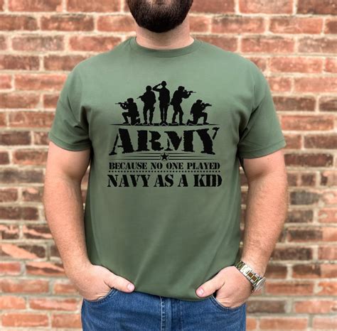 ARMY T SHIRT, Soldier Gift,army Shirt,funny Army Gift,army Because No ...