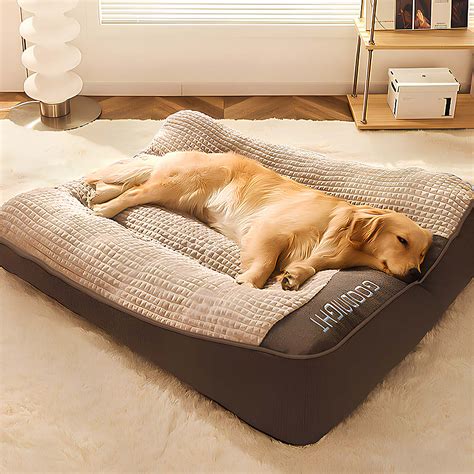 Luxury Thick Dog Bed for Large Breeds Spine-Safe Design for Sale - HENSIS