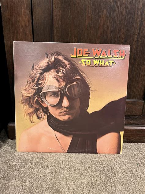 Interrupting the Christmas Music - Joe Walsh, “So What”; 12/14/74 : r/vinyl