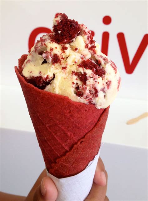 Red Velvet Ice Cream from Sprinkles Ice Cream in Los Angeles, CA. | Red ...