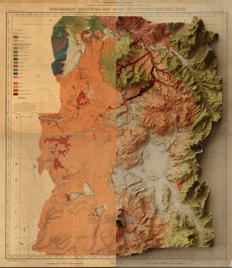 I took a map from 1878 and overlayed on a modern Yellowstone elevation map. : r/yellowstone
