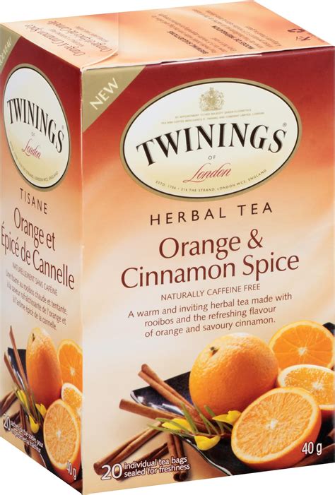 Amazon.com : Twinings Orange & Cinnamon Spice Tea, Naturally Caffeine ...