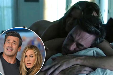 Jennifer Aniston wanted Jon Hamm on 'Morning Show' pre-sex scene