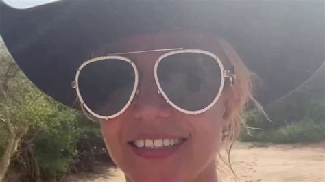 Britney Spears goes topless on guided group horseback ride in Mexico and says ‘I should’ve gone ...