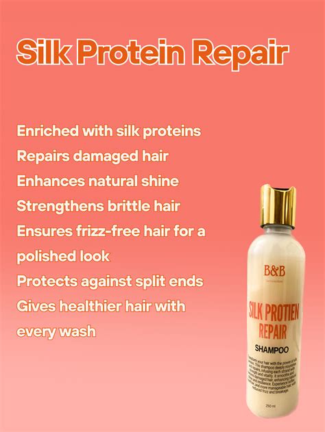 Buy Silk Protein Repair Shampoo in Pakistan - B&B Dermaceuticals