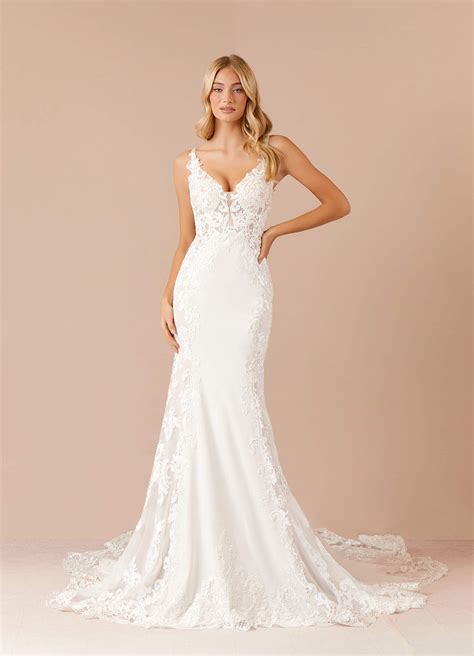 White mermaid wedding dress 60 photos - Astyledwedding.com
