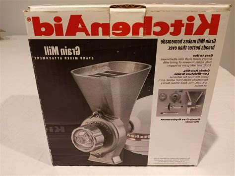 KITCHENAID GRAIN MILL STAND MIXER ATTACHMENT MODEL GMA