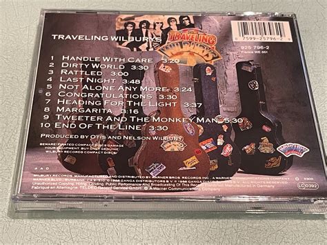 The Traveling Wilburys Volume 1 by Travelling Willburys (CD, Oct-1990 ...