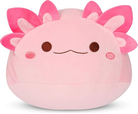 Prewplam Axolotl Plush Toys, Pink Axolotl Stuffed Animals, 8" Cute ...