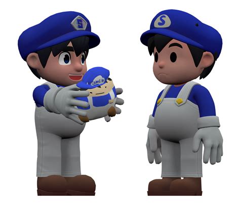 Two SMG4's and a Beeg SMG4 - Blender 3D Render by TheEstevezCompany on DeviantArt