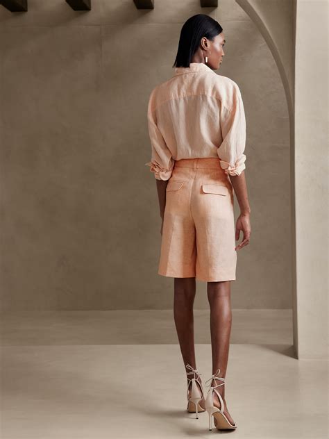 Palma Linen Bermuda Short | Banana Republic