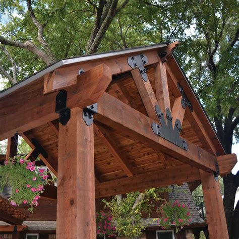 OZCO Project Kit: Wood Post & Beam Pavilion with 8x8 Posts ...