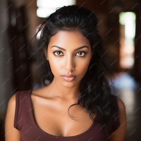 Almond Eyes Sri Lankan Girl