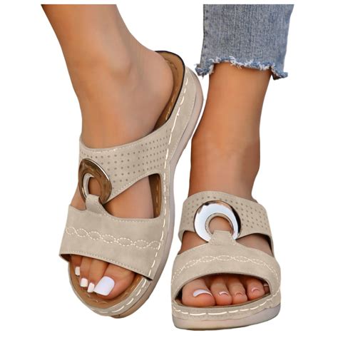 Orthotic Walking Sandals for Women 2025 Casual Comfort Arch Support ...