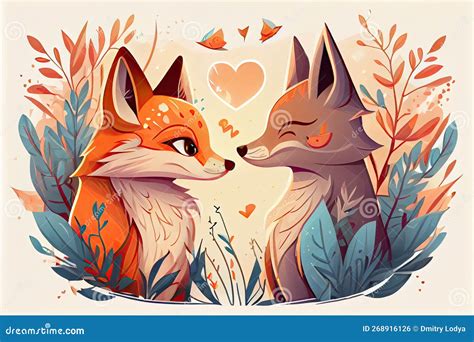 Fox And Wolf Love