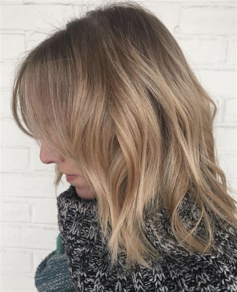 Textured Lob with Bang | Lob with bangs, Long hair styles, Hair styles