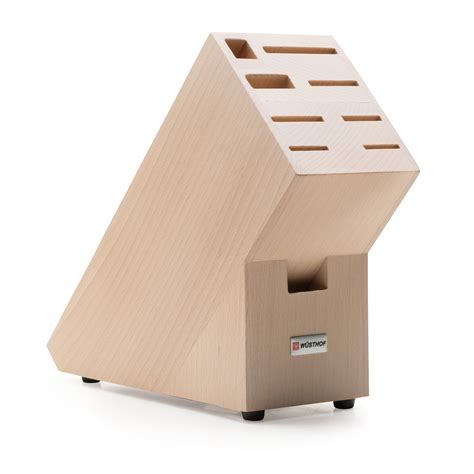WÜSTHOF 9 Slot Knife Block / Beech | Borough Kitchen