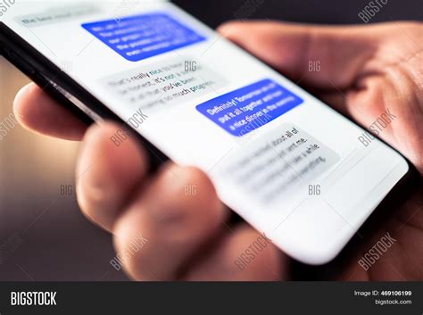 Text Message Phone. Image & Photo (Free Trial) | Bigstock
