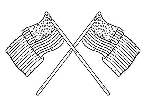 23 Free Printable American Flag Coloring Pages