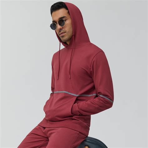 Ascent French Terry Cotton Blend Hoodies Midnight Blue - XYXX Apparels