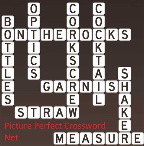 Behind the Bar - Picture Perfect Crossword