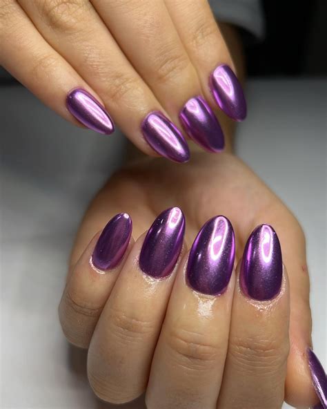 Purple Chrome Nails: 35+ Designs That Will Turn Heads - Nail Designs Daily