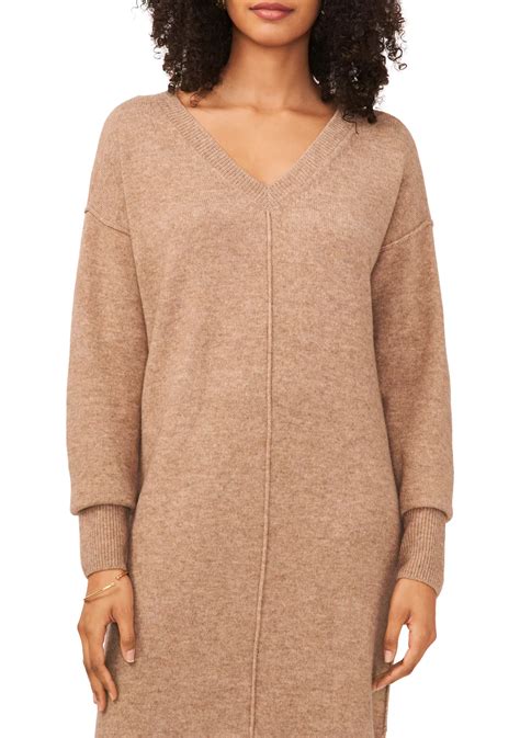 Vince Camuto Women's Long Sleeve V-Neck Sweater Dress | Belk