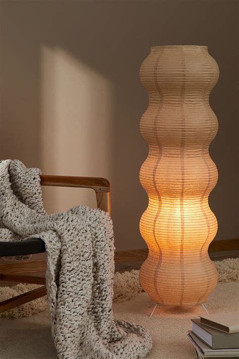 Rice paper floor lamp - Light beige - Home All | H&M GB