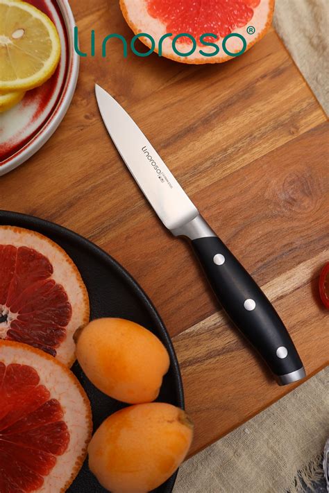 linoroso Paring Knife 3.5 inch Small Kitchen Knife with Elegant Gift ...