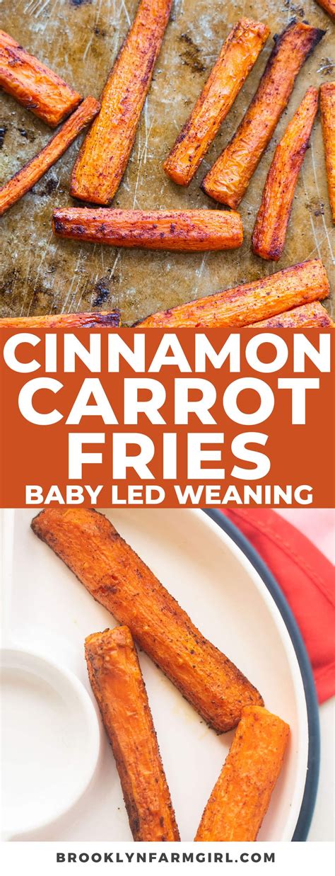 Cinnamon carrot fries for baby and parents – Artofit
