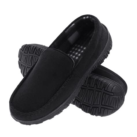 Lulex Mens Slippers Moccasins for Mens Memory Foam House Slippers ...
