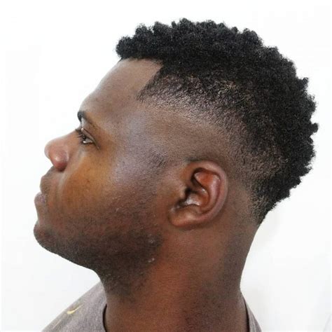 Afro Temp Fade Mohawk