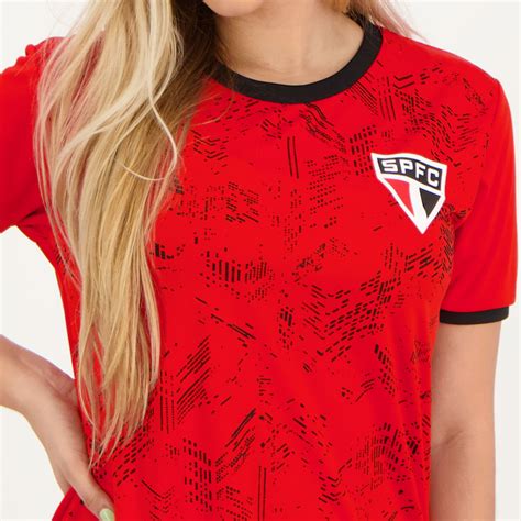 São Paulo Building Women Red Shirt - FutFanatics