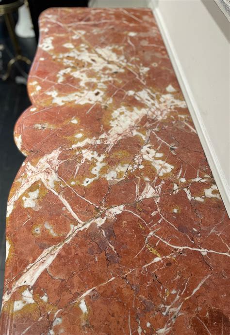 French Grey-Painted Marble and Stone Console Table, Owned by Lee Radziwill For Sale at 1stDibs