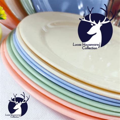 (12 in 1) - 10" WHEAT STRAW / PP PLASTIC PLATE (REUSABLE DINNER PLATE ...