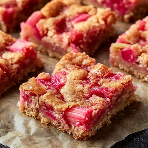 Rhubarb Dream Bars
