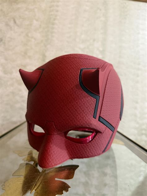 3D Printed Daredevil Mask, Realistic Marvel Cosplay Helmet - Etsy