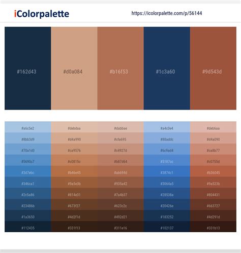 1+ Big Stone And Tan Color Palettes & Gradient Ideas | iColorPalette