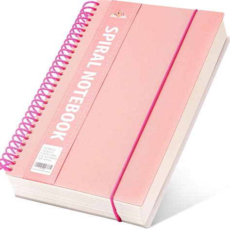Amazon.com : Yoment Hardcover Spiral Notebook 300 Pages College Ruled 7 ...