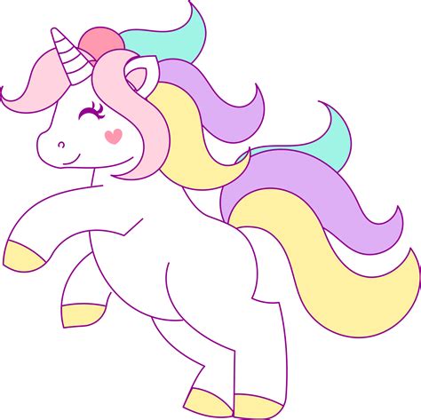 Free Hand Drawn Unicorn Clip Art - Free Pretty Things For You