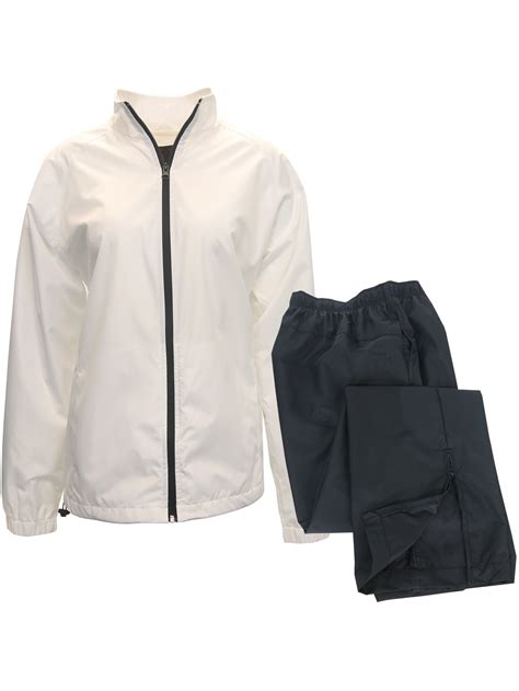 Forrester Women's Packable Breathable Waterproof Golf Rain Suit, Large ...