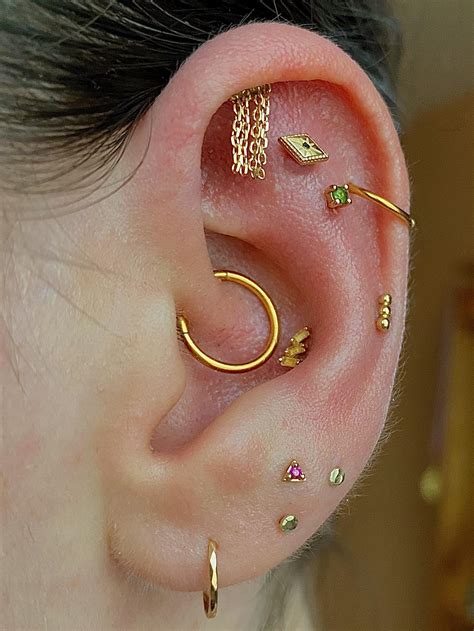 Finally finished my ears! New flat and anti-tragus by Tasha at Perfect Image, Waterloo : r/piercing