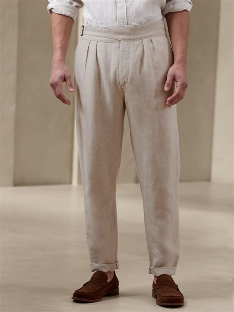 Mens Linen Pants Banana Republic at Garrett Kirk blog