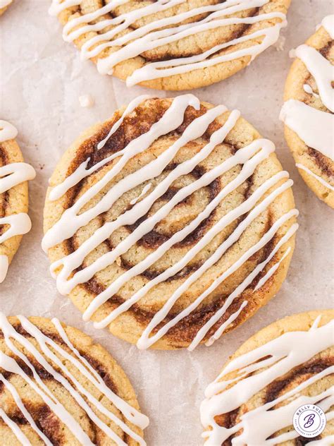 Cinnamon Roll Cookies - Belly Full